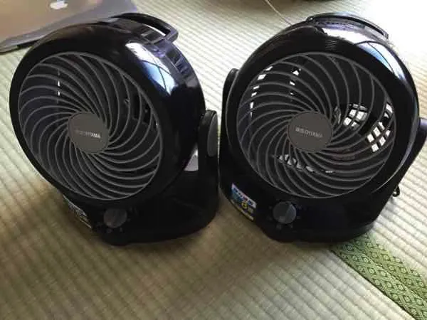 暑い部屋を涼しくする方法：サーキュレーターを使おう