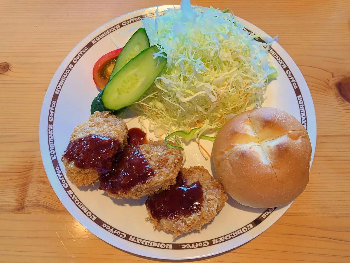 ヒレカツミニプレートの写真