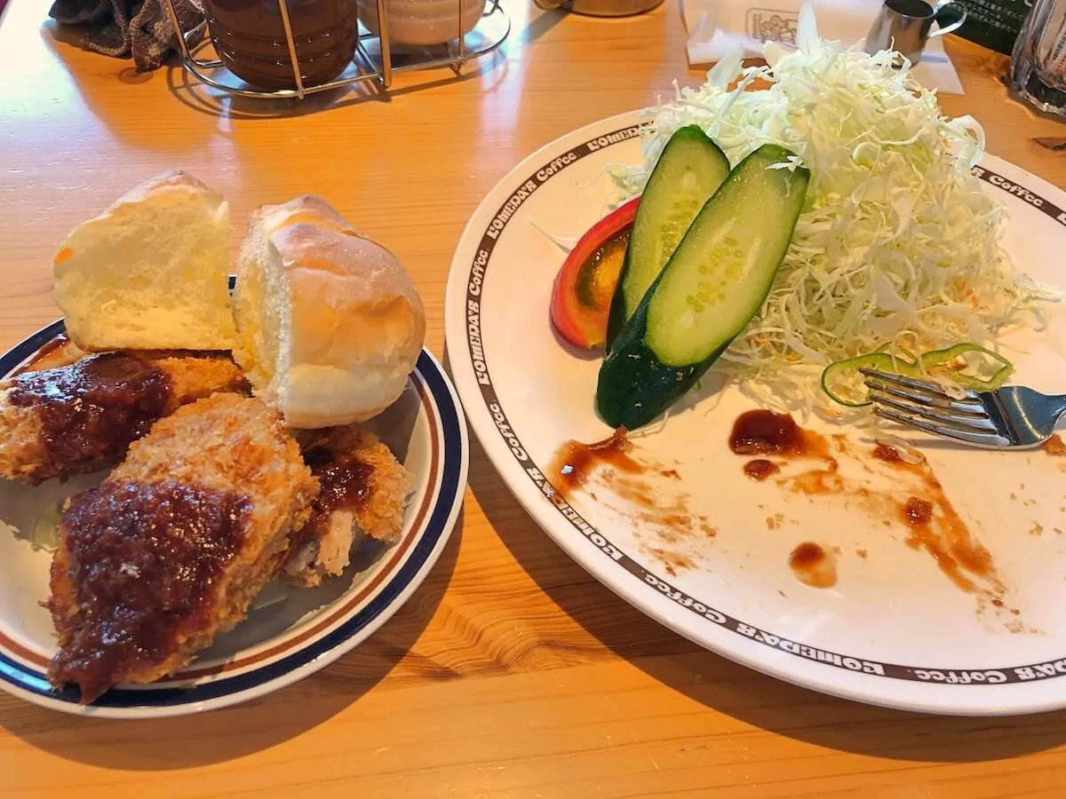 コメダのサラダ