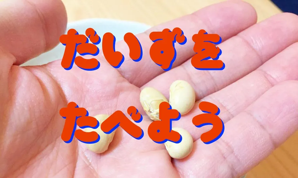 大豆をおやつにしよう！お手軽にポリポリ食べれておいしいです