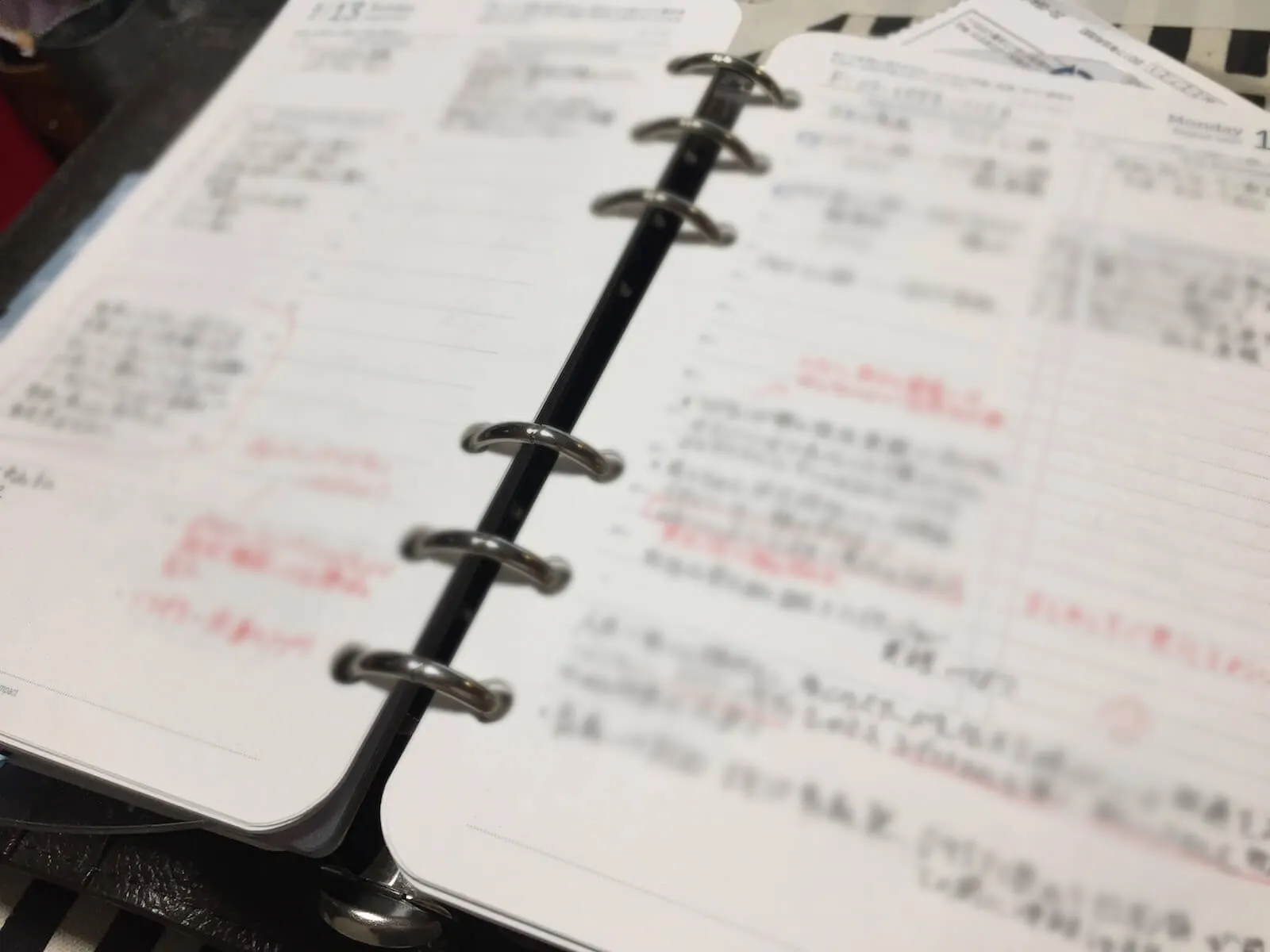 フランクリンプランナーの書き方