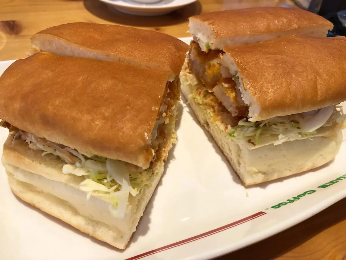 コメダのエビカツサンド
