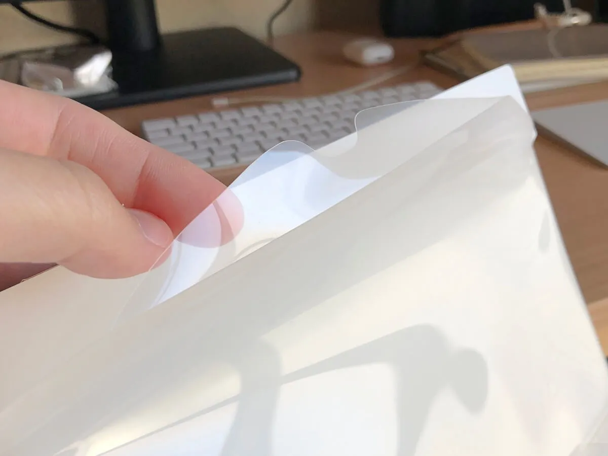 キングジムの領収書ファイルポケットの折返し