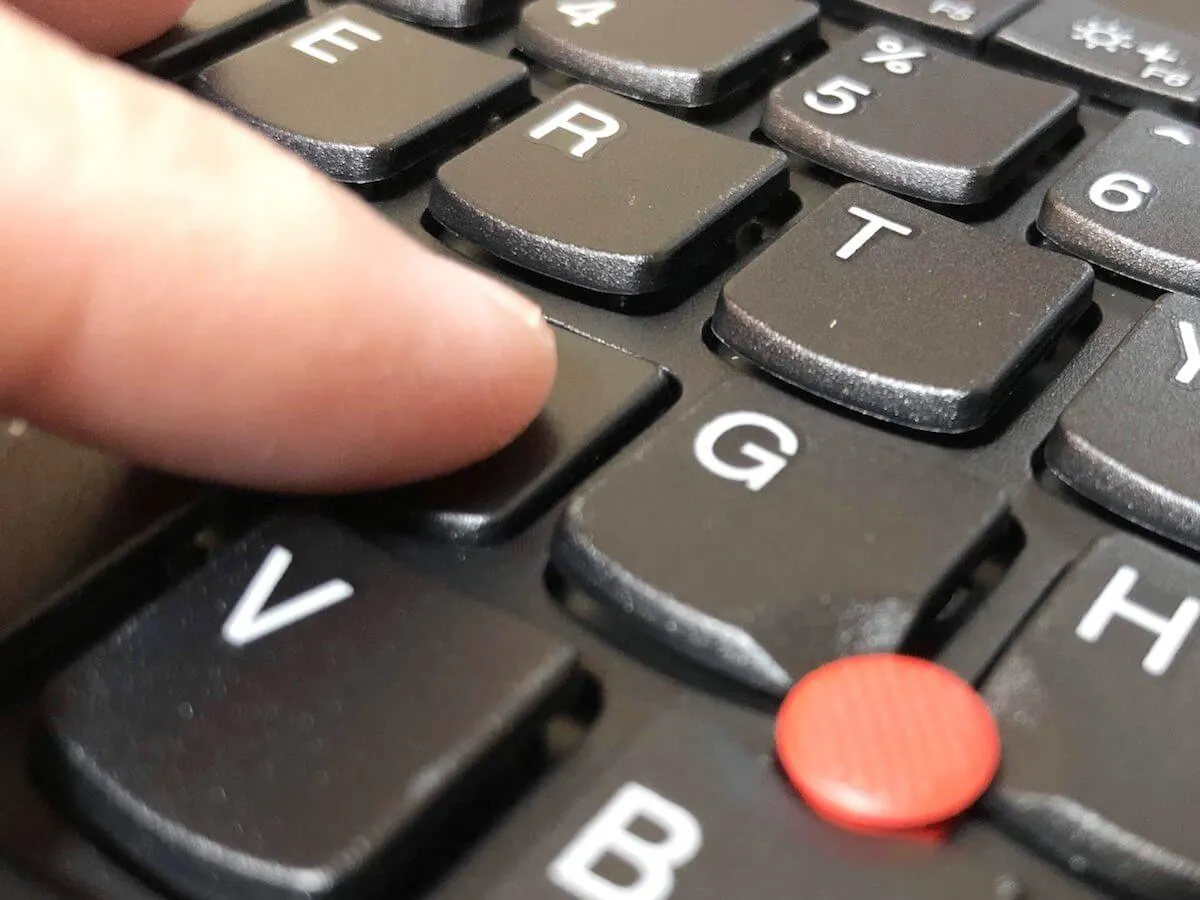 Thinkpadの押し心地