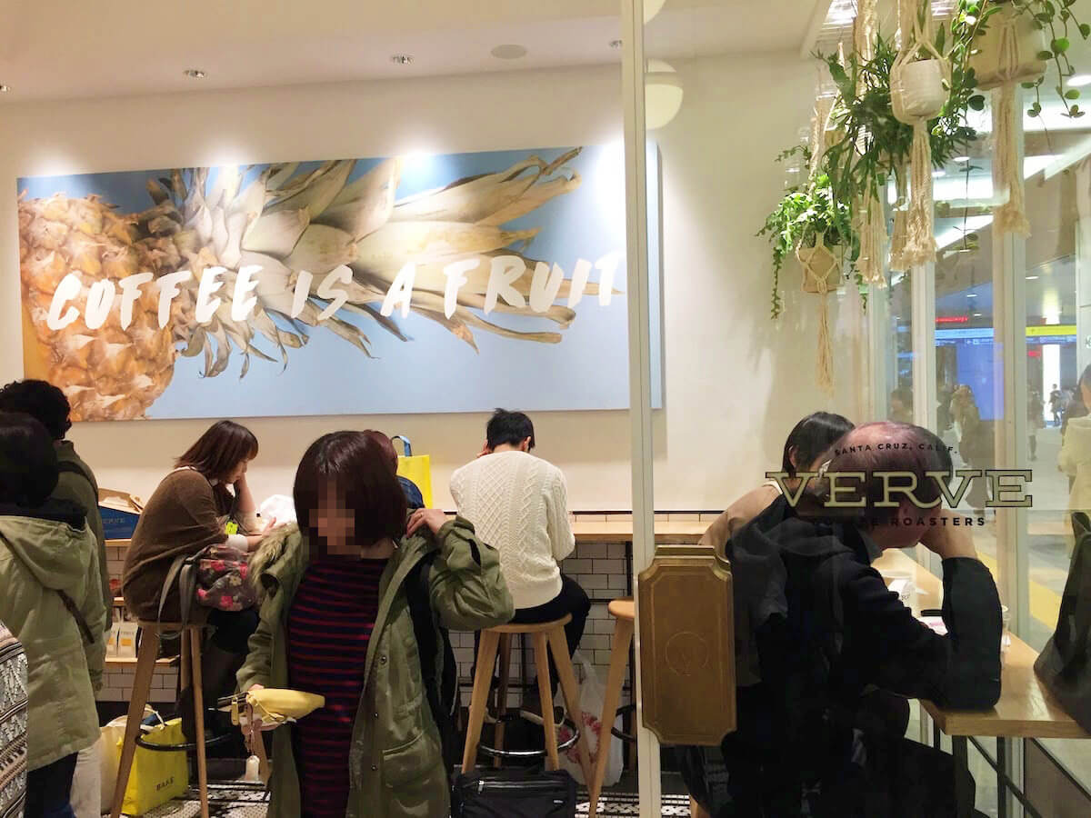 VERVEコーヒーの内装