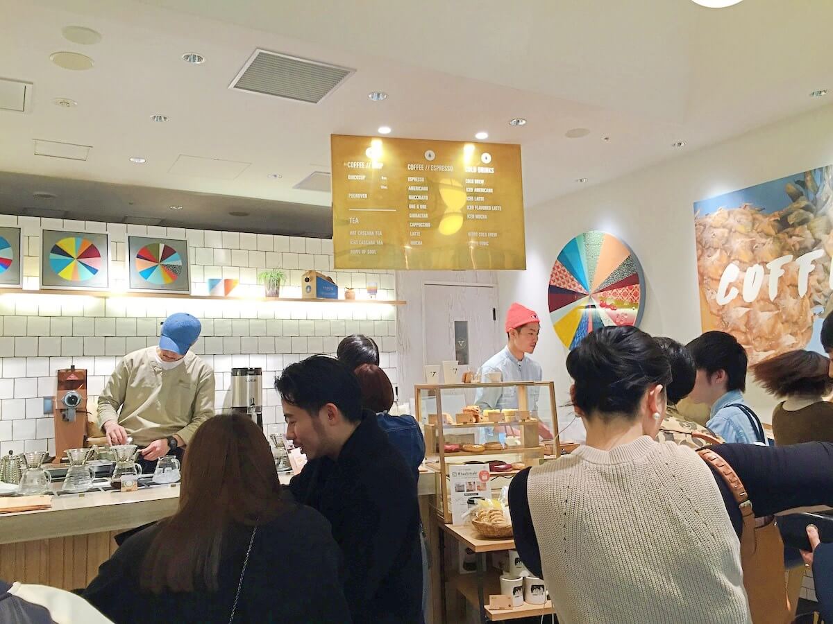 VERVEコーヒーのカウンター