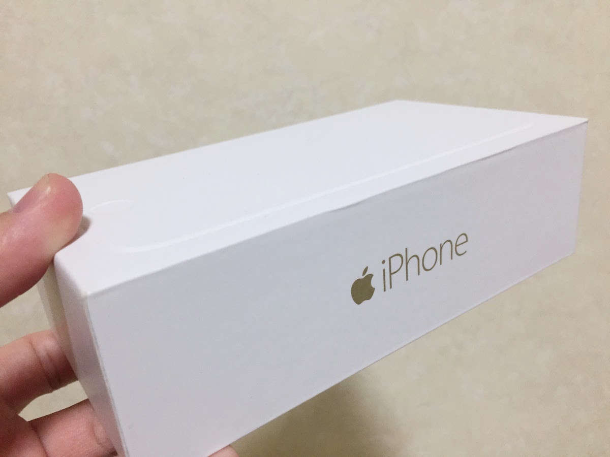 iphone6ゴールドの箱
