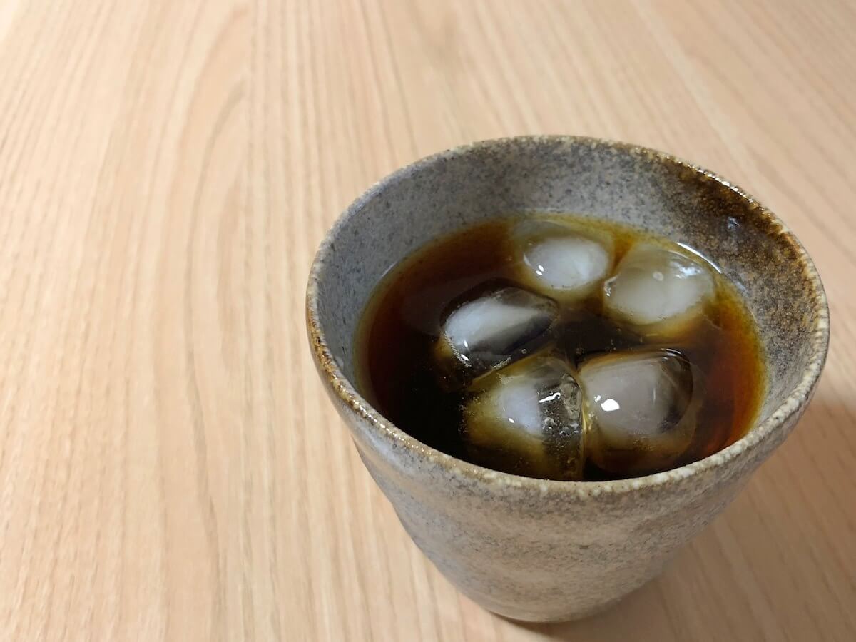自分で作ったアイスコーヒー