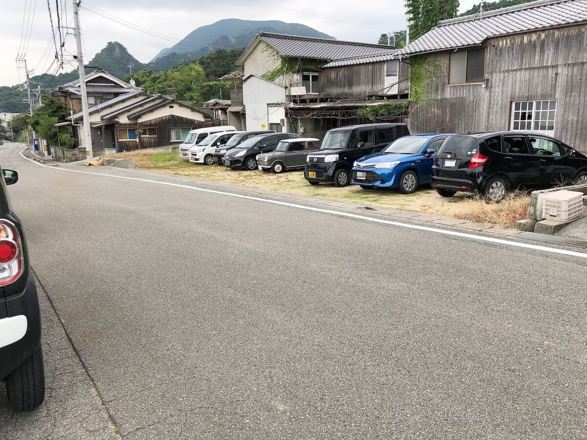 双海の駐車場