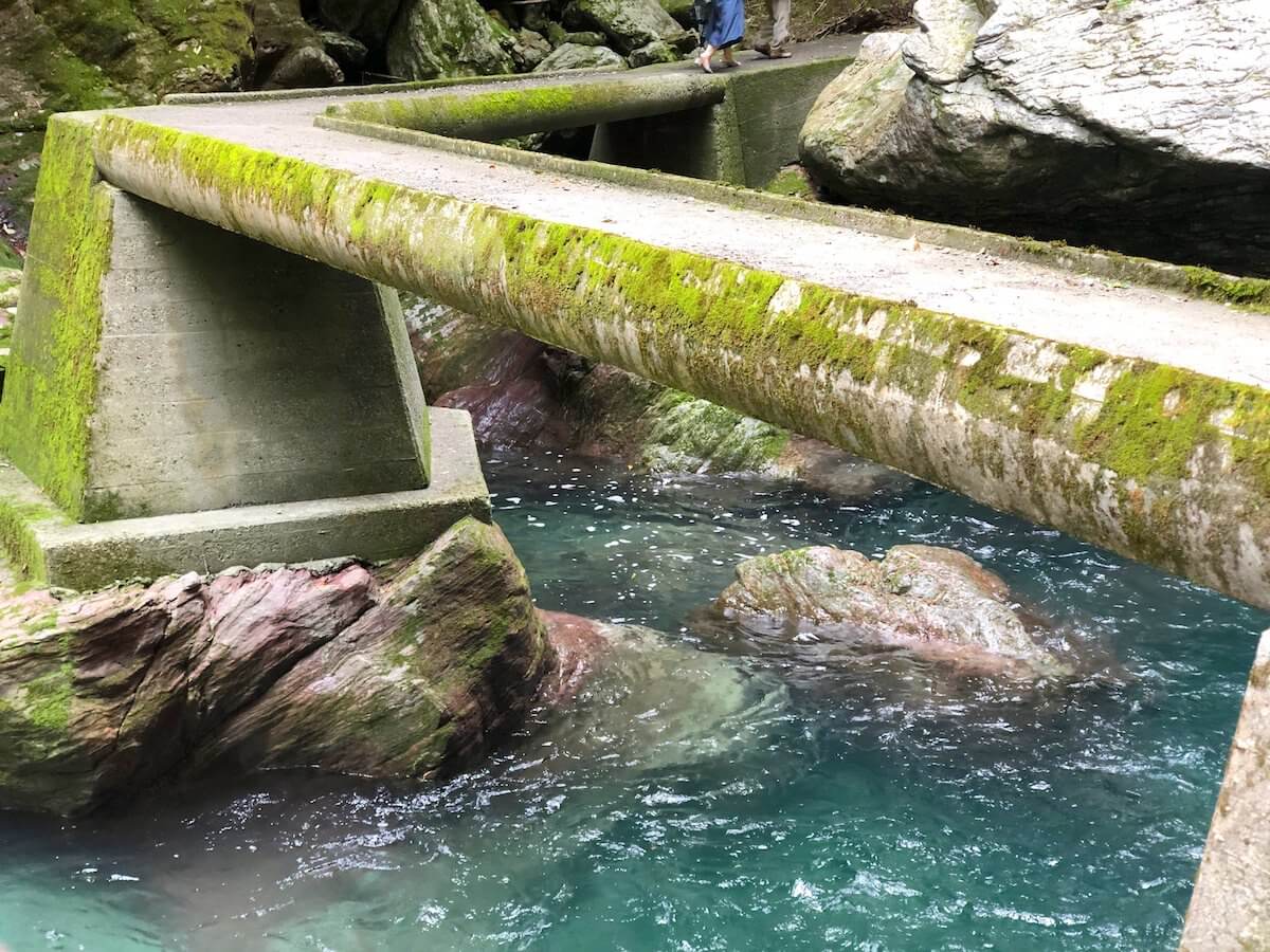中津渓谷の橋