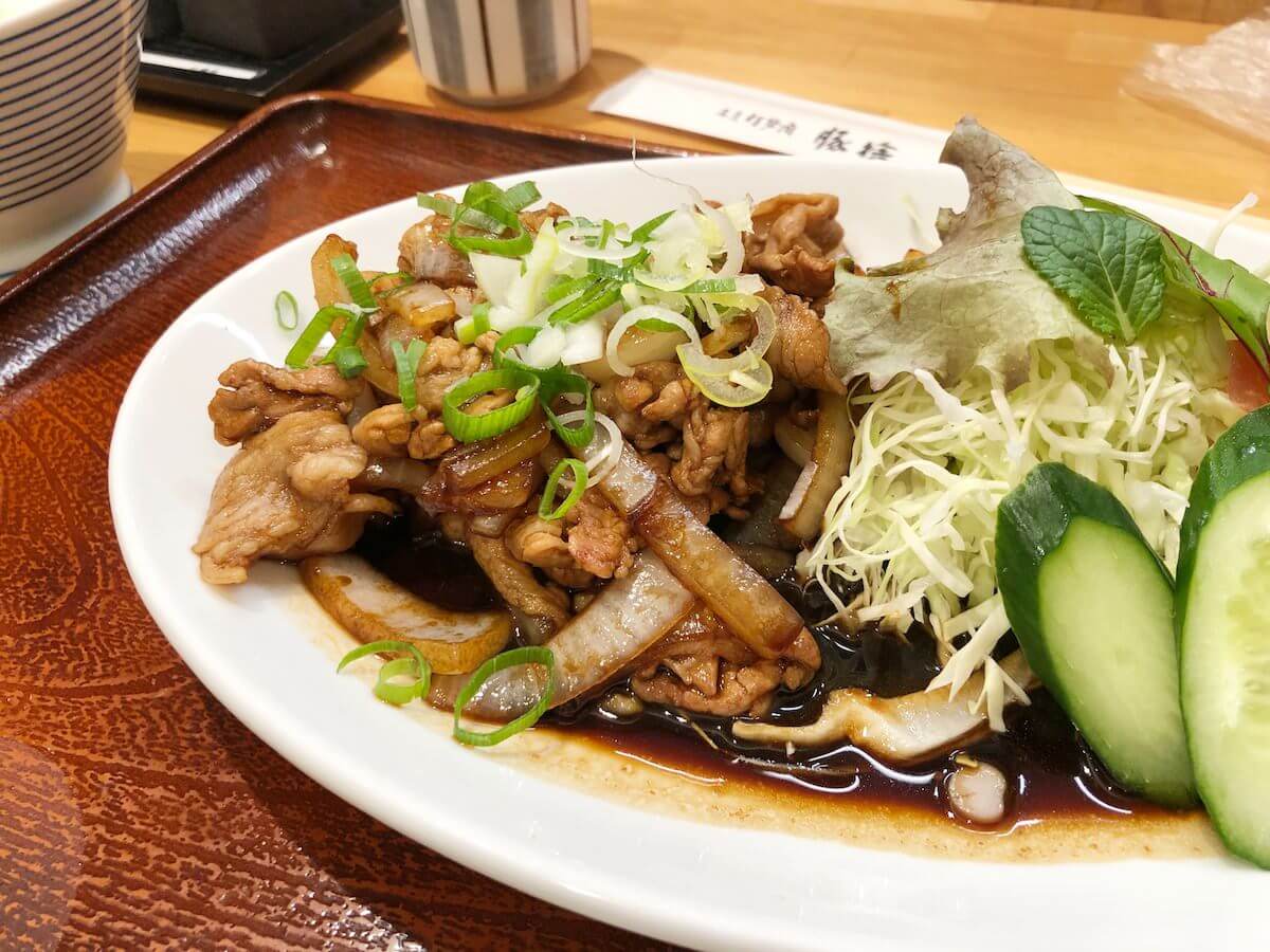 butasute4.JPG 豚捨の豚の生姜焼き定食