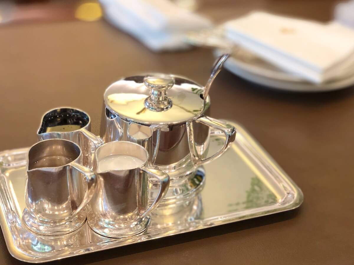 銀座ウェスト青山ガーデンの銀食器